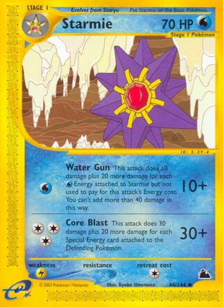 Starmie 44/182 from Skyridge