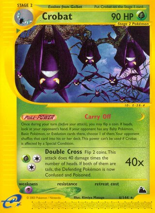 Crobat 6/182 from Skyridge