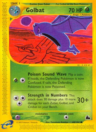 Golbat 60/182 from Skyridge