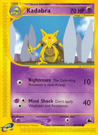 Kadabra 69/182 from Skyridge