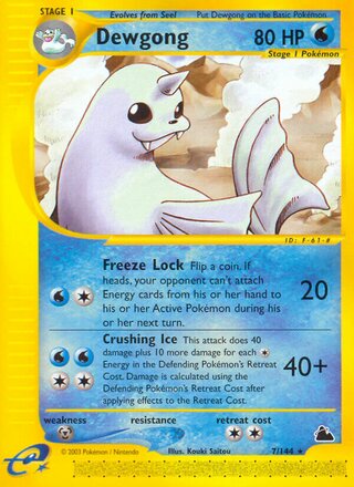 Dewgong 7/182 from Skyridge