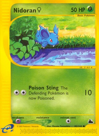 Nidoran ♀ 82/182 from Skyridge