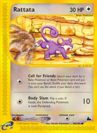 Rattata 90/182 from Skyridge