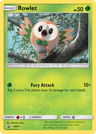 Rowlet 1/248 from Sun & Moon Promos