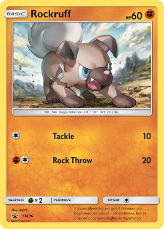 Rockruff 6/248 from Sun & Moon Promos