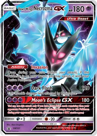 Dawn Wings Necrozma-GX 101/248 from Sun & Moon Promos