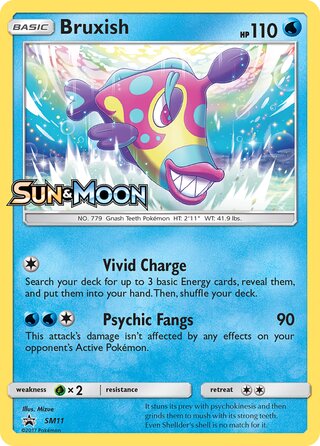 Bruxish 11/248 from Sun & Moon Promos