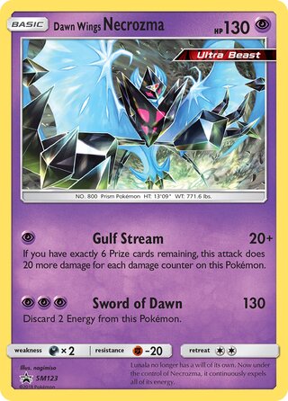 Dawn Wings Necrozma 123/248 from Sun & Moon Promos
