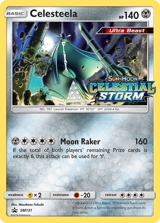 Celesteela 131/248 from Sun & Moon Promos