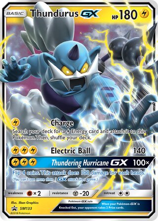 Thundurus-GX 133/248 from Sun & Moon Promos