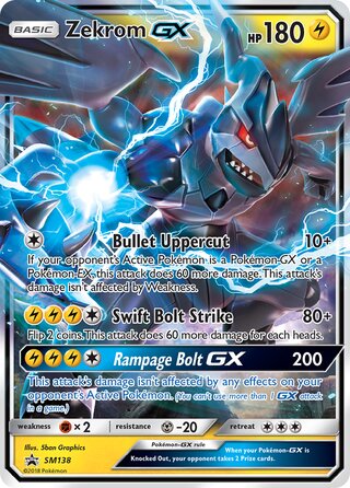 Zekrom-GX 138/248 from Sun & Moon Promos