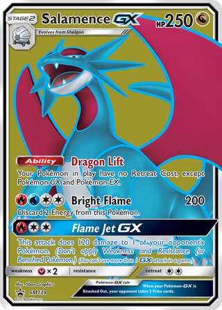 Salamence-GX 139/248 from Sun & Moon Promos