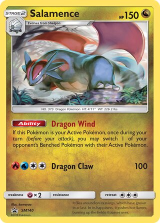 Salamence 140/248 from Sun & Moon Promos