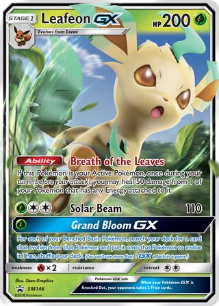 Leafeon-GX 146/248 from Sun & Moon Promos