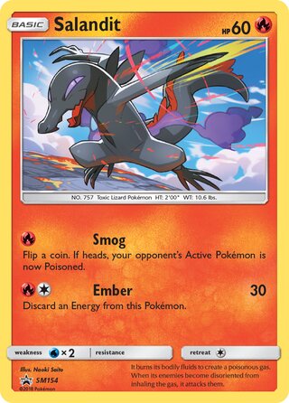 Salandit 154/248 from Sun & Moon Promos