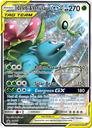 Celebi & Venusaur-GX 167/248 from Sun & Moon Promos