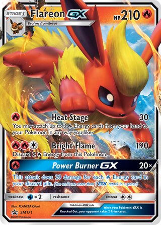 Flareon-GX 171/248 from Sun & Moon Promos