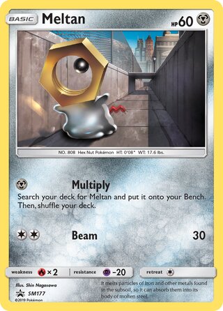 Meltan 177/248 from Sun & Moon Promos