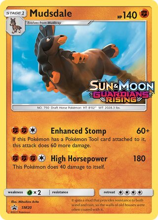 Mudsdale 20/248 from Sun & Moon Promos