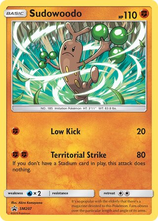 Sudowoodo 207/248 from Sun & Moon Promos