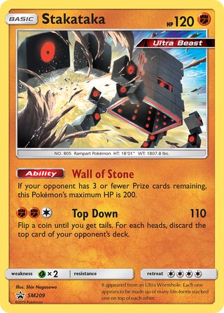 Stakataka 209/248 from Sun & Moon Promos