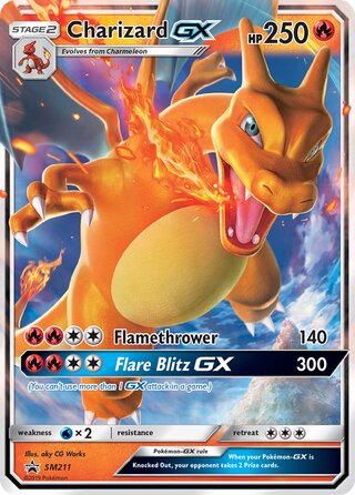 Charizard-GX 211/248 from Sun & Moon Promos