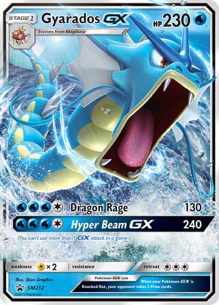 Gyarados-GX 212/248 from Sun & Moon Promos