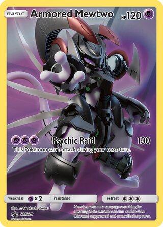 Armored Mewtwo 228/248 from Sun & Moon Promos