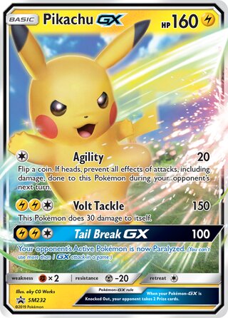 Pikachu-GX 232/248 from Sun & Moon Promos