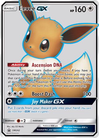 Eevee-GX 242/248 from Sun & Moon Promos