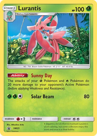 Lurantis 25/248 from Sun & Moon Promos