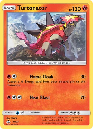 Turtonator 27/248 from Sun & Moon Promos