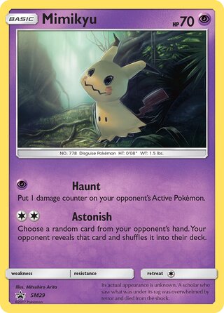 Mimikyu 29/248 from Sun & Moon Promos