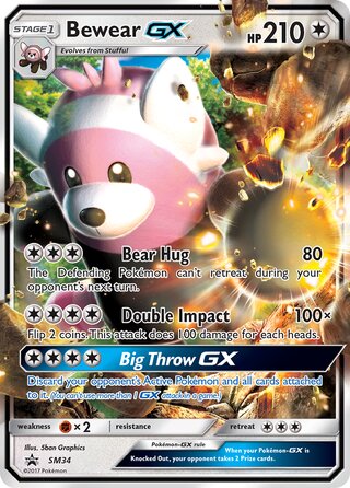 Bewear-GX 34/248 from Sun & Moon Promos