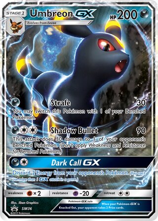 Umbreon-GX 36/248 from Sun & Moon Promos
