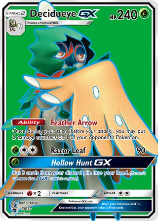 Decidueye-GX 37/248 from Sun & Moon Promos