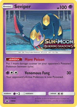 Seviper 46/248 from Sun & Moon Promos