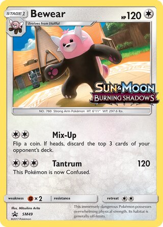 Bewear 49/248 from Sun & Moon Promos
