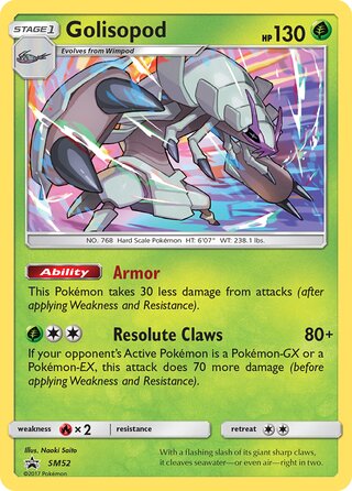 Golisopod 52/248 from Sun & Moon Promos