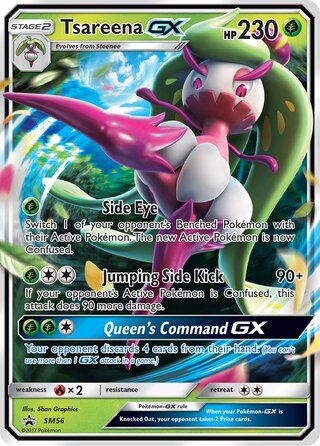 Tsareena-GX 56/248 from Sun & Moon Promos