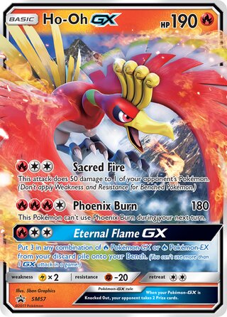 Ho-Oh-GX 57/248 from Sun & Moon Promos
