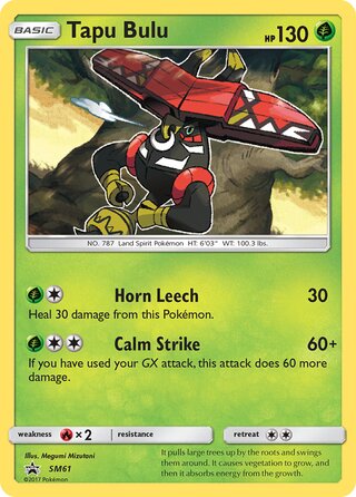 Tapu Bulu 61/248 from Sun & Moon Promos