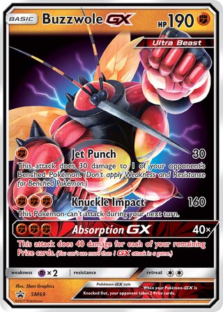 Buzzwole-GX 69/248 from Sun & Moon Promos