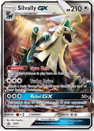 Silvally-GX 91/248 from Sun & Moon Promos