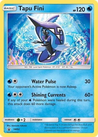 Tapu Fini 92/248 from Sun & Moon Promos