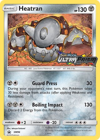 Heatran 96/248 from Sun & Moon Promos