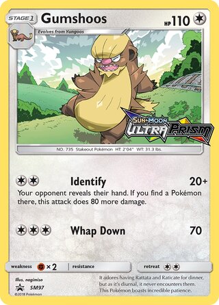 Gumshoos 97/248 from Sun & Moon Promos