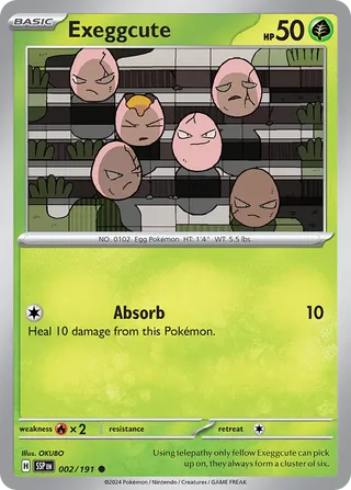 Exeggcute 2/252 from Surging Sparks