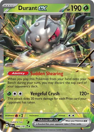 Durant ex 4/252 from Surging Sparks