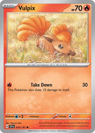 Vulpix 16/252 from Surging Sparks